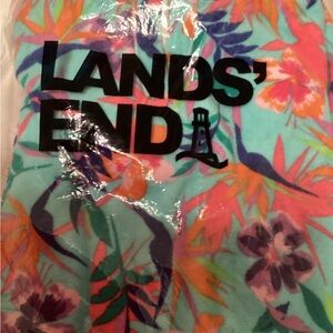 Lands' End Kids Swim Coverup - Multicolor Floral